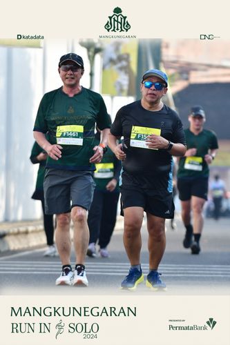 Race photo from Mangkunegaran Run 2024