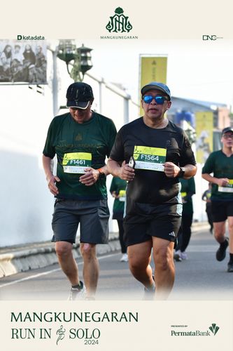 Race photo from Mangkunegaran Run 2024