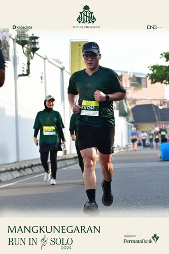 Race photo from Mangkunegaran Run 2024
