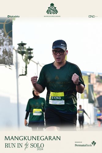 Race photo from Mangkunegaran Run 2024