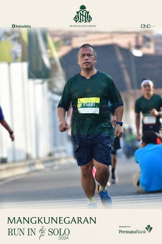 Race photo from Mangkunegaran Run 2024