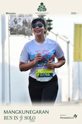 Race photo from Mangkunegaran Run 2024
