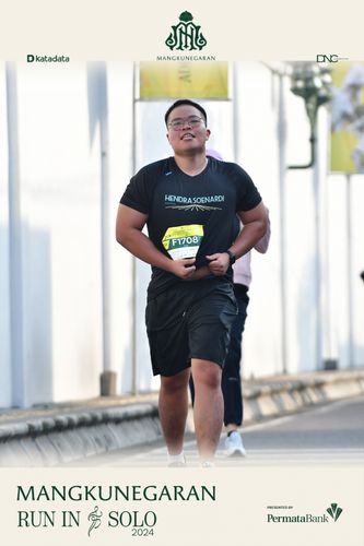 Race photo from Mangkunegaran Run 2024
