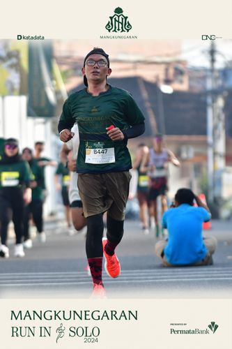 Race photo from Mangkunegaran Run 2024