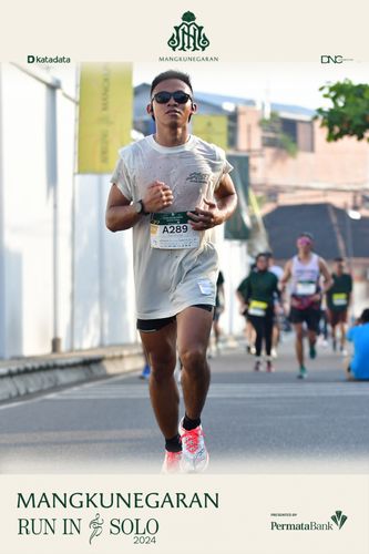 Race photo from Mangkunegaran Run 2024