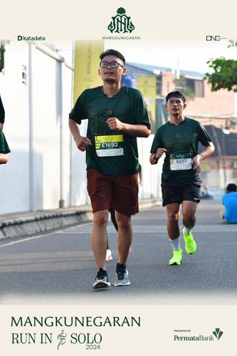 Race photo from Mangkunegaran Run 2024