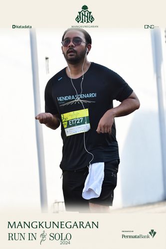 Race photo from Mangkunegaran Run 2024