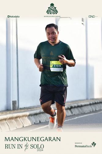 Race photo from Mangkunegaran Run 2024