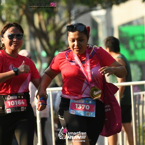 Race photo from SMARTFREN RUN 2026
