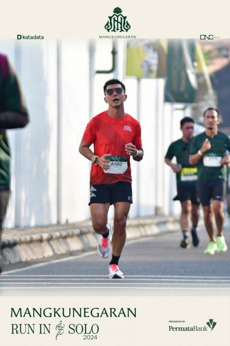 Race photo from Mangkunegaran Run 2024