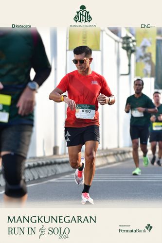 Race photo from Mangkunegaran Run 2024