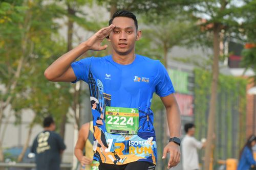 Race photo from ISOPlus Run 2024 Jakarta