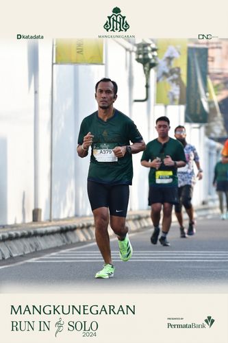 Race photo from Mangkunegaran Run 2024