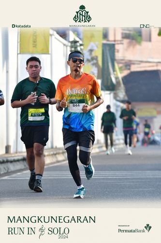 Race photo from Mangkunegaran Run 2024