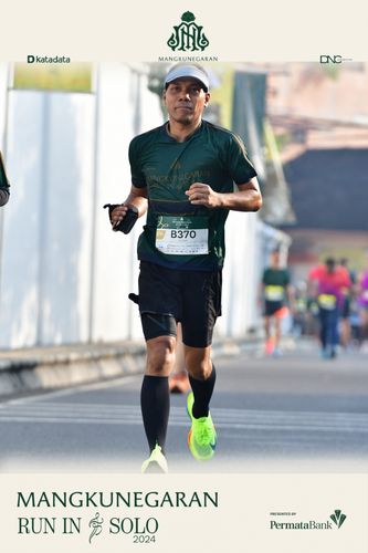 Race photo from Mangkunegaran Run 2024