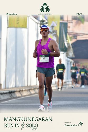 Race photo from Mangkunegaran Run 2024