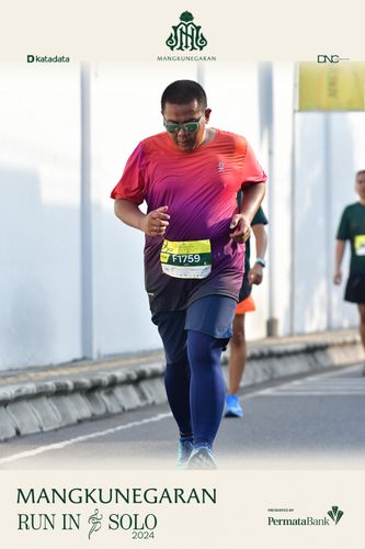 Race photo from Mangkunegaran Run 2024