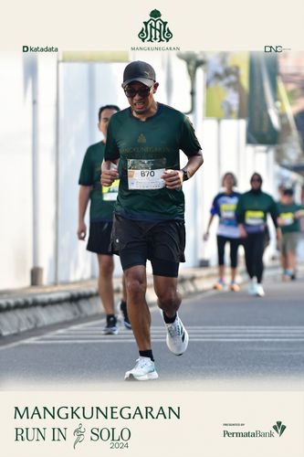 Race photo from Mangkunegaran Run 2024