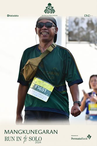 Race photo from Mangkunegaran Run 2024