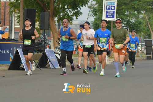 Race photo from ISOPlus Run 2024 Jakarta