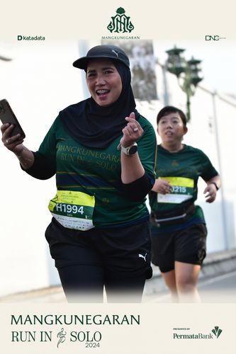 Race photo from Mangkunegaran Run 2024