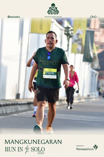 Race photo from Mangkunegaran Run 2024