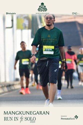 Race photo from Mangkunegaran Run 2024