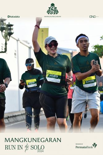 Race photo from Mangkunegaran Run 2024