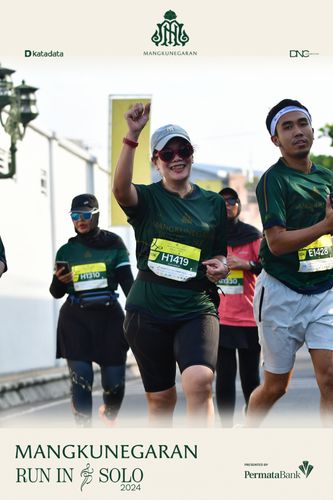 Race photo from Mangkunegaran Run 2024