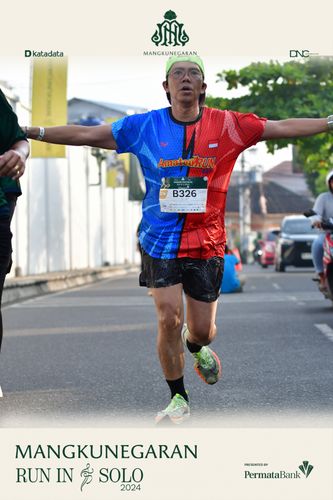 Race photo from Mangkunegaran Run 2024