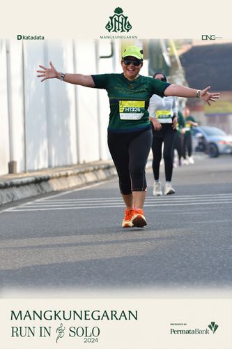 Race photo from Mangkunegaran Run 2024