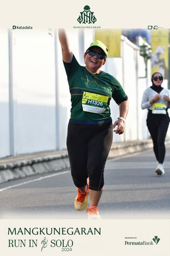 Race photo from Mangkunegaran Run 2024