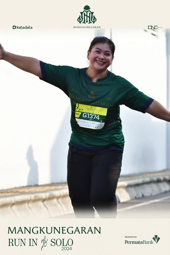 Race photo from Mangkunegaran Run 2024