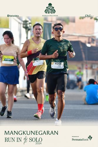 Race photo from Mangkunegaran Run 2024