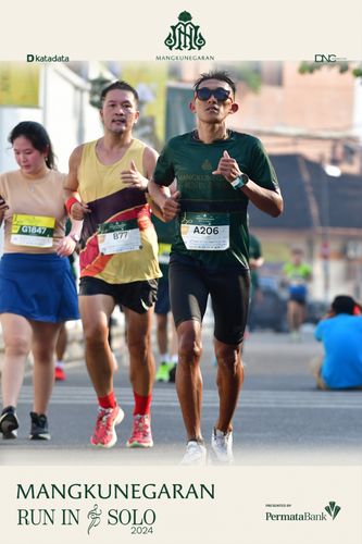 Race photo from Mangkunegaran Run 2024