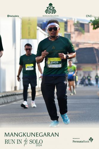 Race photo from Mangkunegaran Run 2024