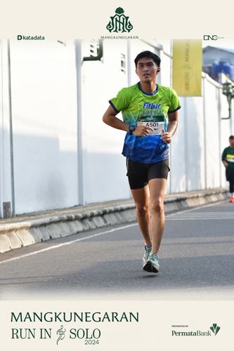 Race photo from Mangkunegaran Run 2024