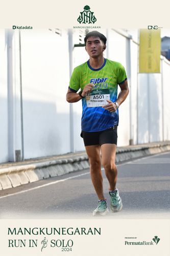 Race photo from Mangkunegaran Run 2024