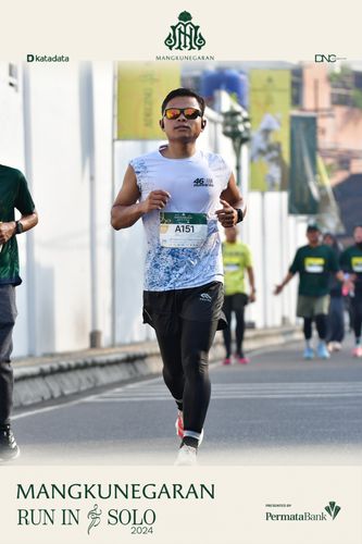 Race photo from Mangkunegaran Run 2024