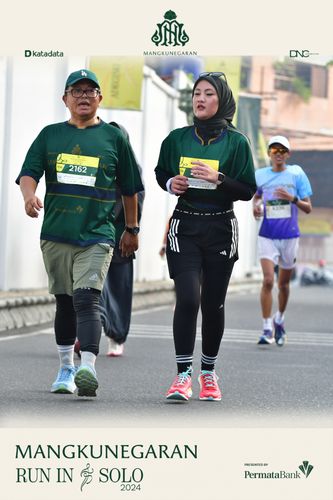 Race photo from Mangkunegaran Run 2024