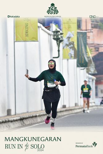 Race photo from Mangkunegaran Run 2024