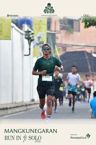 Race photo from Mangkunegaran Run 2024