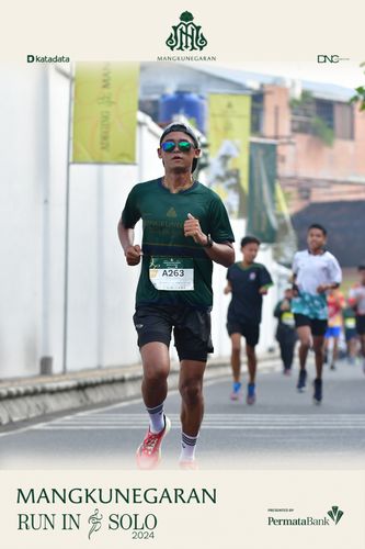 Race photo from Mangkunegaran Run 2024
