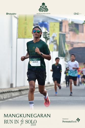 Race photo from Mangkunegaran Run 2024