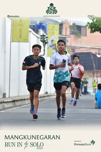 Race photo from Mangkunegaran Run 2024