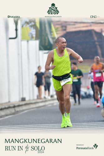 Race photo from Mangkunegaran Run 2024