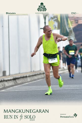 Race photo from Mangkunegaran Run 2024