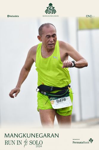 Race photo from Mangkunegaran Run 2024