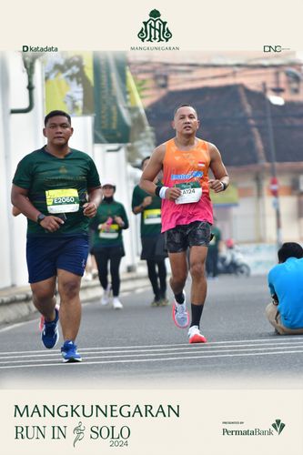 Race photo from Mangkunegaran Run 2024