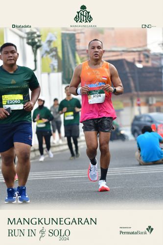 Race photo from Mangkunegaran Run 2024